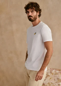 Sezane T-Shirt Citron- T-shirts motif|T-shirts manches courtes