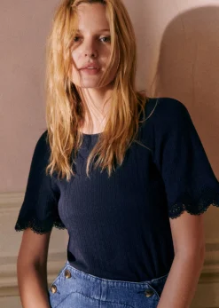 Sezane T-Shirt Cléa- T-shirts