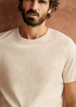 Sezane T-Shirt Fabio- T-shirts manches courtes|T-Shirts coton lin