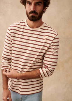 Sezane T-Shirt Geron- Marinières|T-shirt manches longues