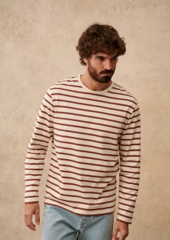 Sezane T-Shirt Geron- Marinières|T-shirt manches longues
