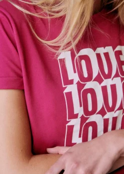 Sezane T-Shirt Love Love Love- Le Bain|T-shirts