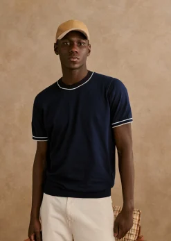 Sezane T-Shirt Maille Corey- Costumes|Col rond