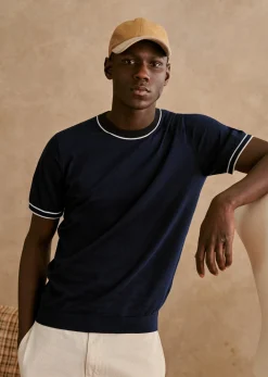 Sezane T-Shirt Maille Corey- Costumes|Col rond