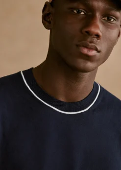 Sezane T-Shirt Maille Corey- Costumes|Col rond
