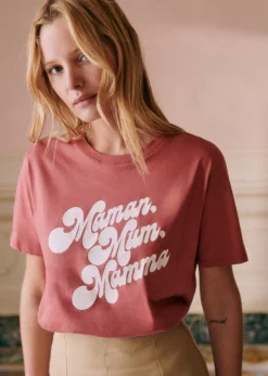 Sezane T-Shirt Maman Mum Mamma- T-shirts