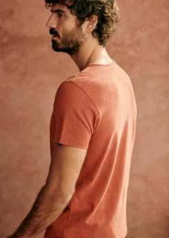 Sezane T-Shirt Martin- T-shirts manches courtes|T-Shirts coton lin