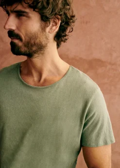 Sezane T-Shirt Martin- T-shirts manches courtes|T-Shirts coton lin