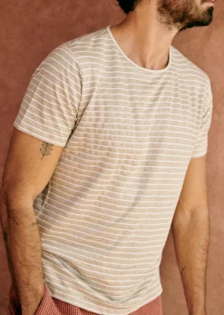 Sezane T-Shirt Martin- T-shirts manches courtes|T-Shirts coton lin