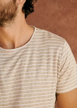 Sezane T-Shirt Martin- T-shirts manches courtes|T-Shirts coton lin