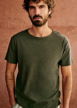 Sezane T-Shirt Martin- T-shirts manches courtes|T-Shirts coton lin