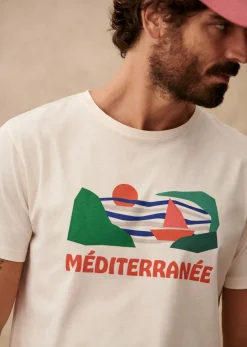 Sezane T-Shirt Mer- T-shirts motif|T-shirts manches courtes