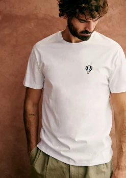 Sezane T-Shirt Montgolfière- T-shirts motif|T-shirts manches courtes
