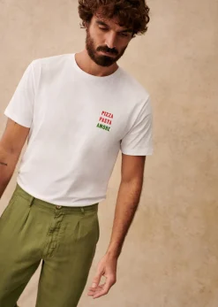 Sezane T-Shirt Pizza Pasta Amore- T-shirts motif