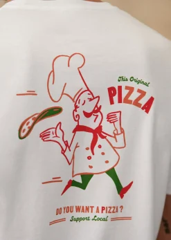 Sezane T-Shirt Pizza Pasta Amore- T-shirts motif