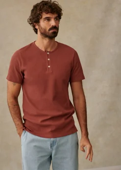 Sezane T-Shirt Toney- Col tunisien|T-shirts manches courtes
