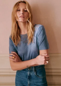 Sezane T-Shirt Vilma- T-shirts