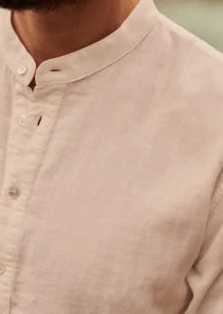 Sezane Tunique Buster- Chemises col mao|Chemises rayures