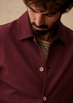 Sezane Veste Tim Coton Texturé- Vestes & Manteaux|Vestes coton