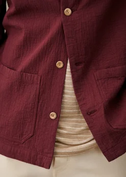 Sezane Veste Tim Coton Texturé- Vestes & Manteaux|Vestes coton