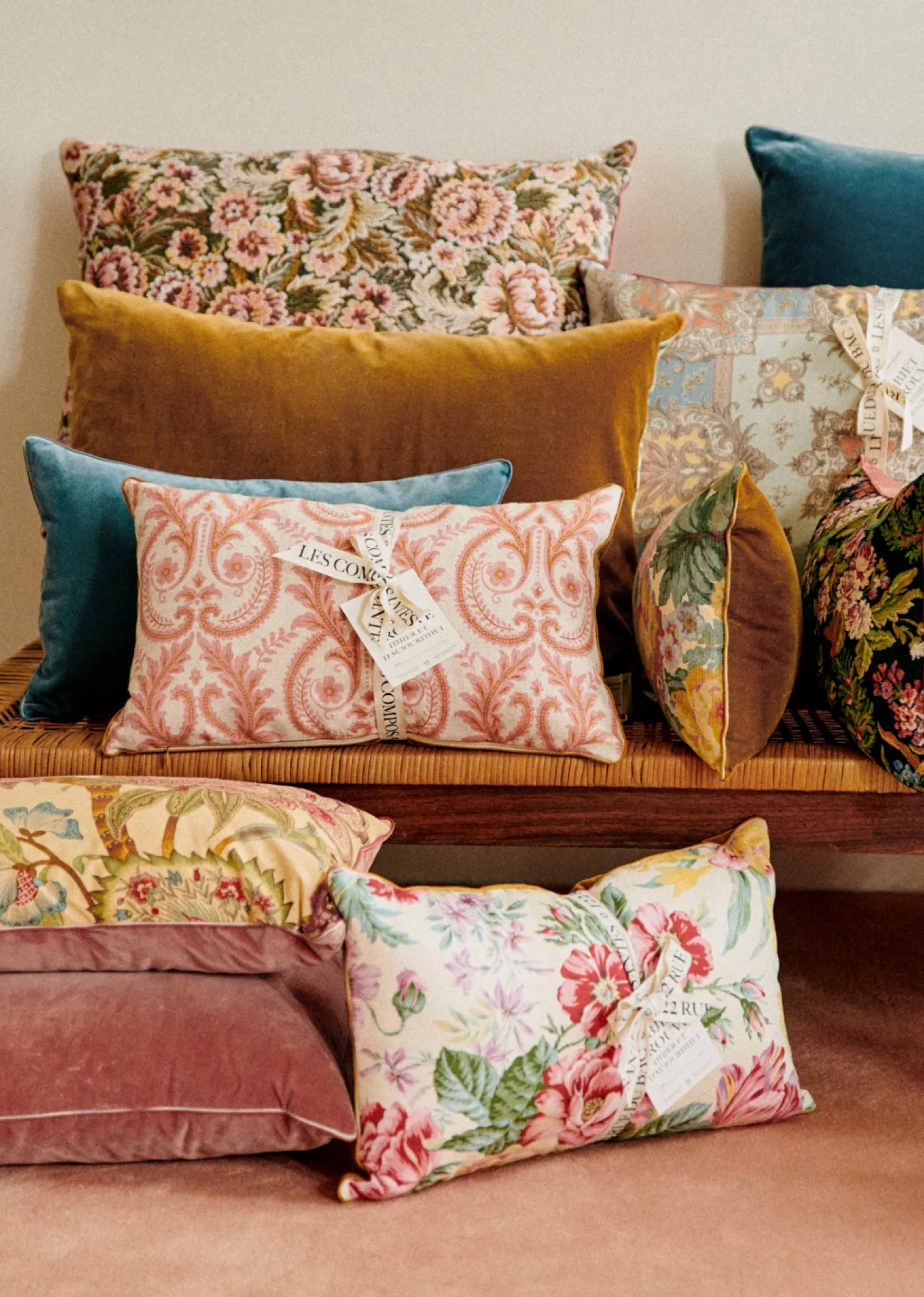 Sezane Coussin Vintage - Petit Modèle- La Sélection Vintage|Les Tissus